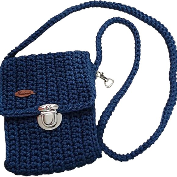 Versatile Lightweight Crochet Crossbody Bag – Ideal for Festivals & Outings - Picture 1 of 9